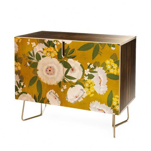Floral Blush Yellow Credenzas (Photo 8 of 20)