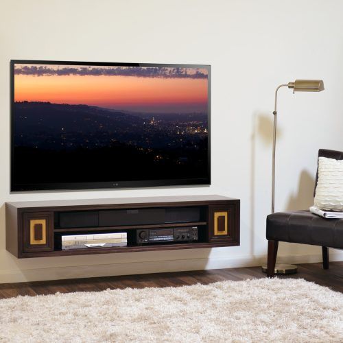 Tv Stands Cabinet Media Console Shelves 2 Drawers With Led Light (Photo 19 of 20)