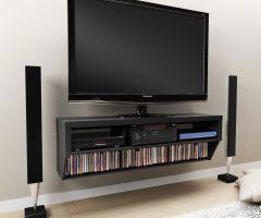20 The Best Floating Tv Shelf Wall Mounted Storage Shelf Modern Tv Stands