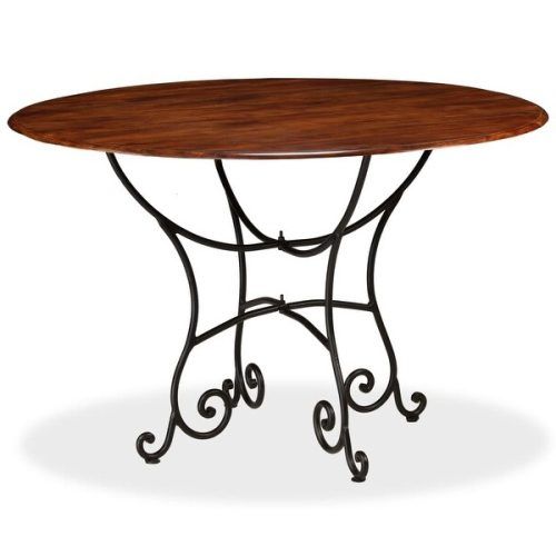 Folcroft Acacia Solid Wood Dining Tables (Photo 20 of 20)