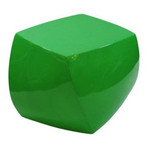 Green Canvas French Chateau Square Pouf Ottomans (Photo 11 of 20)