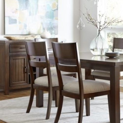 Chandler 7 Piece Extension Dining Sets With Fabric Side Chairs (Photo 4 of 20)