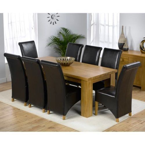 Solid Oak Dining Tables And 8 Chairs (Photo 9 of 20)