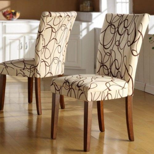 Fabric Dining Room Chairs (Photo 9 of 20)