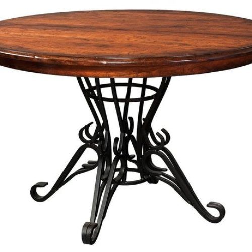 Monogram 48'' Solid Oak Pedestal Dining Tables (Photo 11 of 20)
