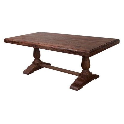 Babbie Butterfly Leaf Pine Solid Wood Trestle Dining Tables (Photo 7 of 20)