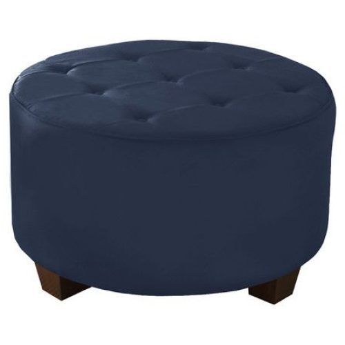 Tufted Fabric Cocktail Ottomans (Photo 19 of 20)