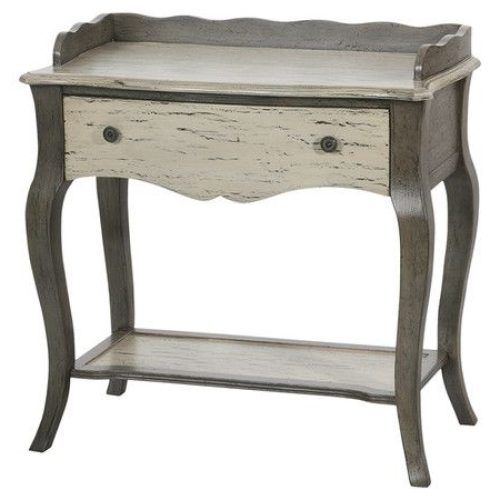 Gray Wash Console Tables (Photo 5 of 20)