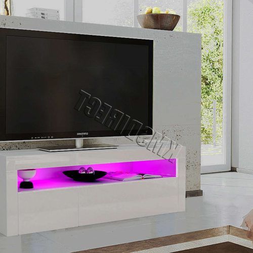 White High Gloss Tv Stands (Photo 7 of 15)