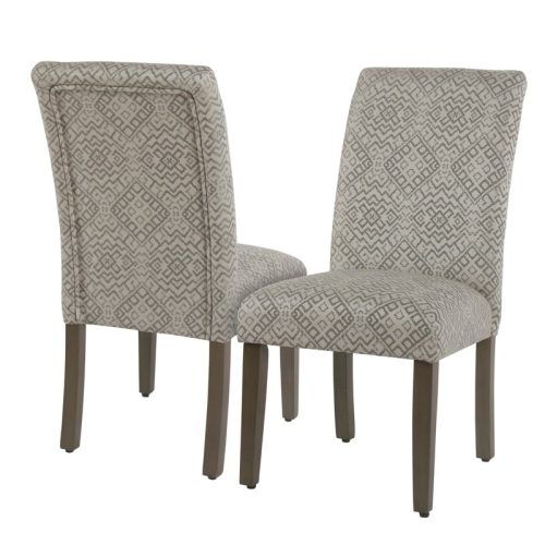 Aime Upholstered Parsons Chairs In Beige (Photo 6 of 20)