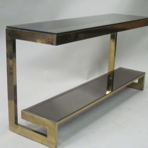 Phillip Brass Console Tables (Photo 2 of 20)