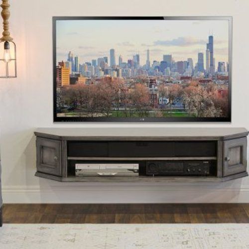 Bari 160 Wall Mounted Floating 63" Tv Stands (Photo 24 of 27)