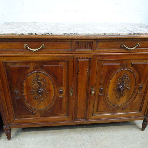 Antique Marble Top Sideboards (Photo 2 of 20)