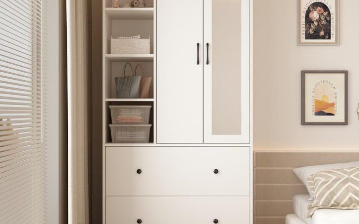 20 Best Collection of White Wardrobes with Drawers