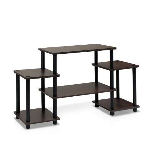 Furinno Turn-N-Tube No Tool 3-Tier Entertainment Tv Stands (Photo 14 of 20)