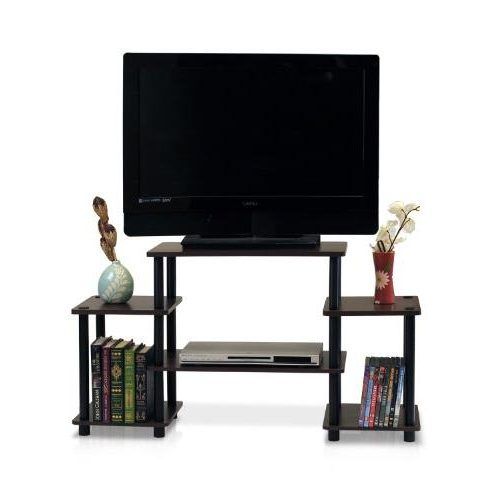 Furinno Turn-N-Tube No Tool 3-Tier Entertainment Tv Stands (Photo 5 of 20)