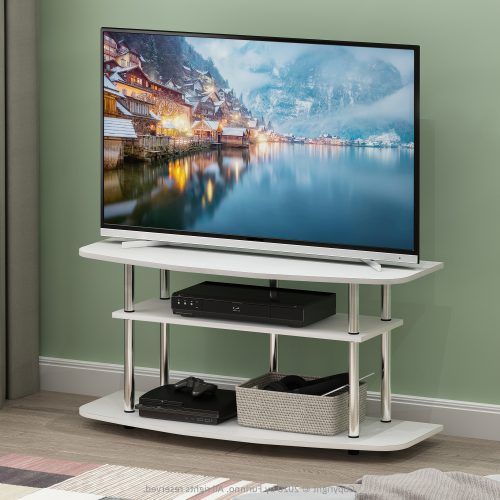 Furinno Turn-N-Tube No Tool 3-Tier Entertainment Tv Stands (Photo 2 of 20)