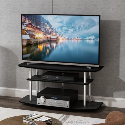 Furinno Turn-N-Tube No Tool 3-Tier Entertainment Tv Stands (Photo 1 of 20)
