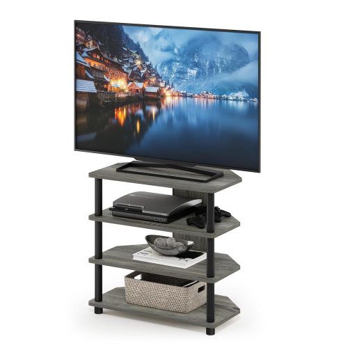 Tier Entertainment Tv Stands In Black (Photo 13 of 20)