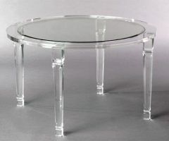 20 Best Collection of Round Acrylic Dining Tables