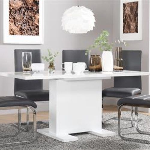 White Extending Dining Tables And Chairs (Photo 16 of 20)