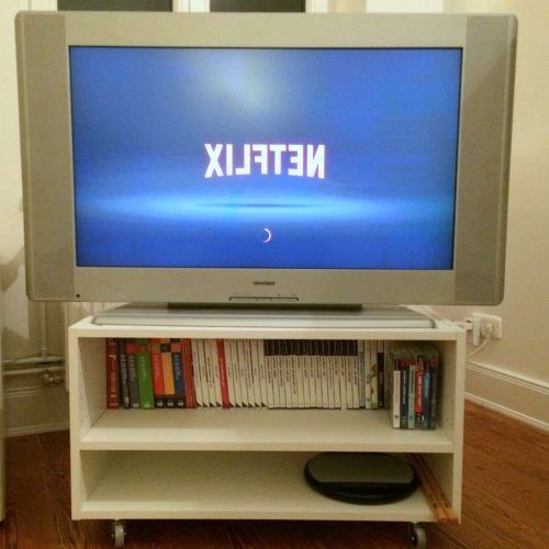 Small Tv Stands On Wheels (Photo 4 of 20)
