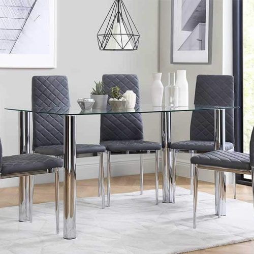 Chrome Dining Tables And Chairs (Photo 18 of 20)