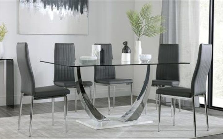 20 Collection of Chrome Dining Tables and Chairs