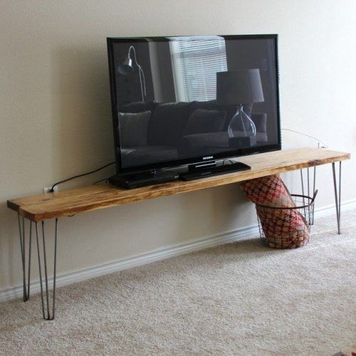 Industrial Tv Stands With Metal Legs Rustic Brown (Photo 4 of 20)