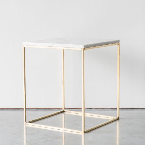 Brass Iron Cube Tables (Photo 3 of 20)