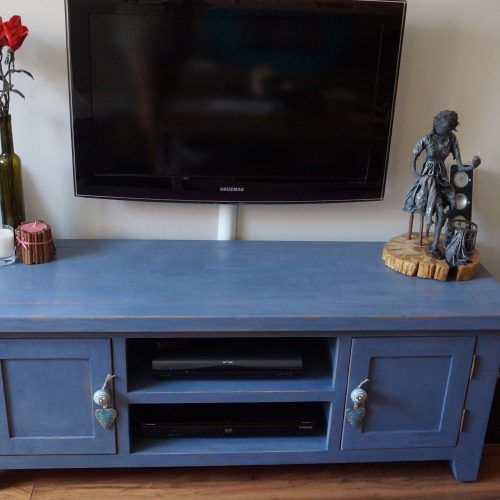 Blue Tv Stands (Photo 5 of 15)