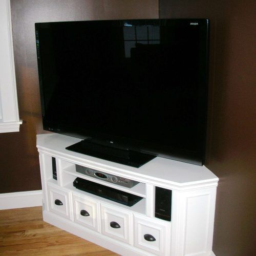 White Corner Tv Cabinets (Photo 15 of 20)