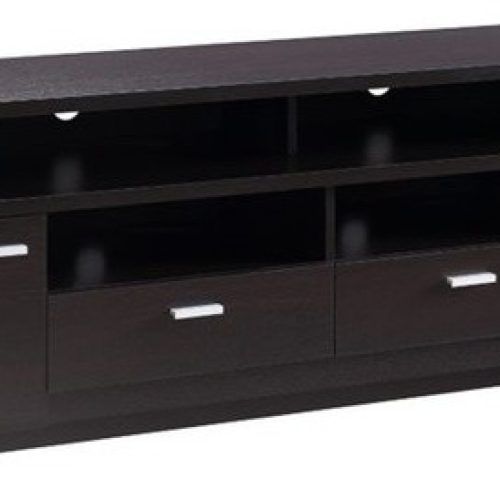 Alden Design Wooden Tv Stands With Storage Cabinet Espresso (Photo 9 of 20)