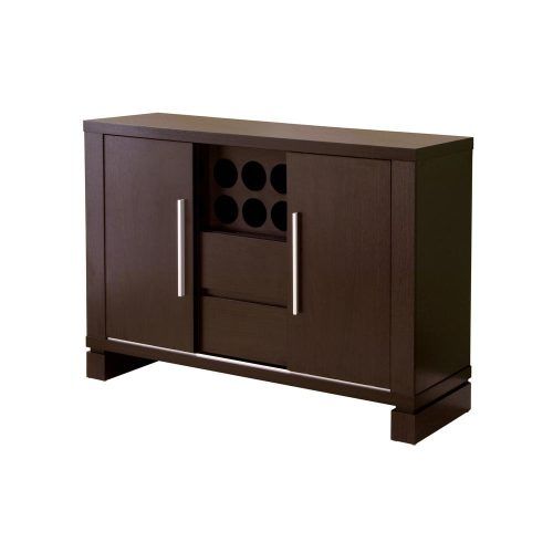 Modern Cappuccino Open Storage Dining Buffets (Photo 19 of 20)