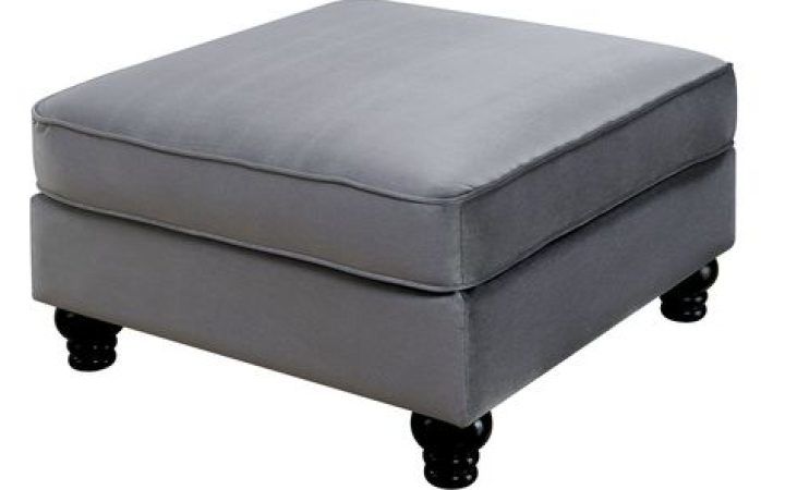 20 Best Brown and Gray Button Tufted Ottomans
