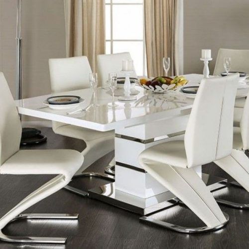 Chrome Dining Tables And Chairs (Photo 8 of 20)