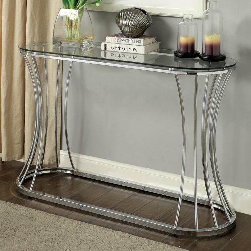 Strick & Bolton Jules Chrome And Glass Coffee Tables (Photo 19 of 20)