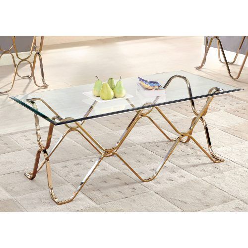 Furniture Of America Tellarie Contemporary Chrome Coffee Tables (Photo 12 of 20)