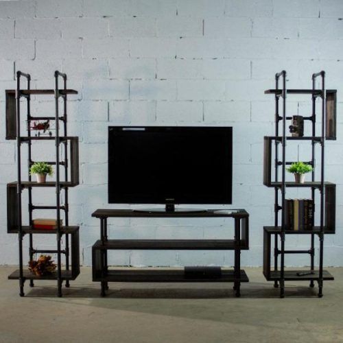 Modern Black Tv Stands On Wheels (Photo 7 of 20)