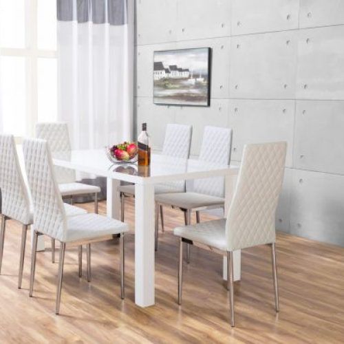 White Dining Tables And 6 Chairs (Photo 10 of 20)