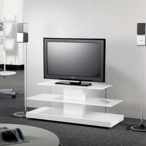 White Tv Stands For Flat Screens (Photo 15 of 20)