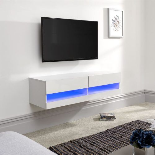 Galicia 180Cm Led Wide Wall Tv Unit Stands (Photo 3 of 20)