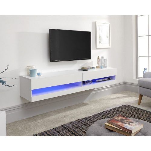 Galicia 180Cm Led Wide Wall Tv Unit Stands (Photo 5 of 20)