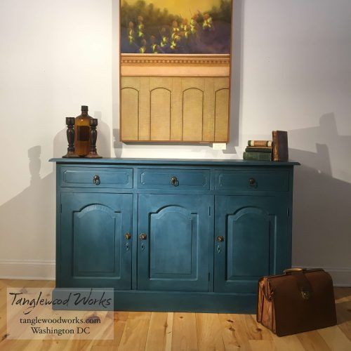 Blue Buffet Sideboards (Photo 13 of 20)