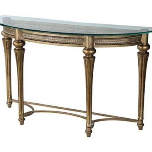 Antique Gold Nesting Console Tables (Photo 5 of 20)