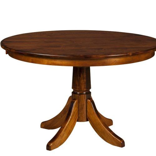 Gaspard Maple Solid Wood Pedestal Dining Tables (Photo 14 of 20)
