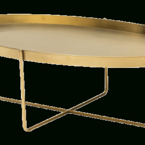 Glass And Gold Oval Console Tables (Photo 6 of 20)