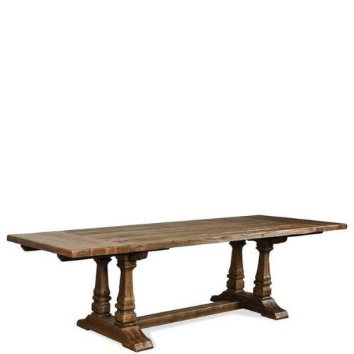Geneve Maple Solid Wood Pedestal Dining Tables (Photo 10 of 20)