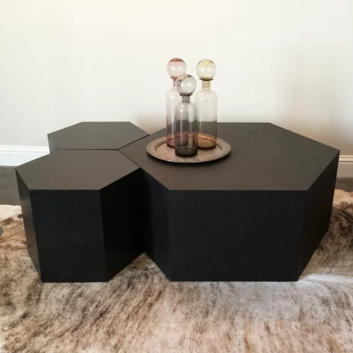 Geometric Block Solid Coffee Tables (Photo 11 of 20)