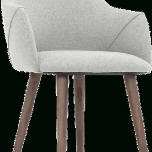 Carlton Wood Leg Upholstered Dining Chairs (Photo 11 of 20)